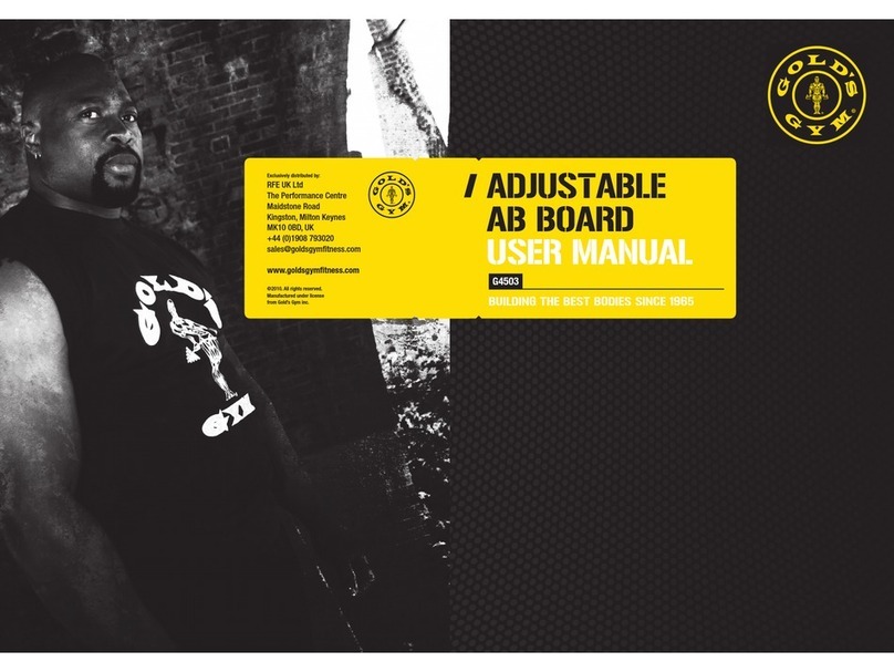 Gold's Gym G4503 User manual