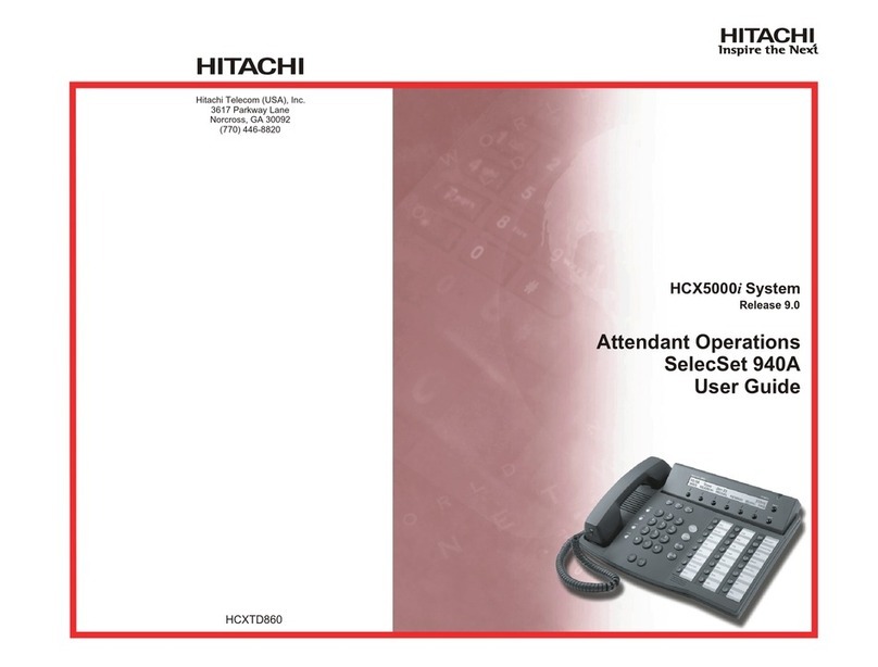 Hitachi SelecSet 900 Series user guide