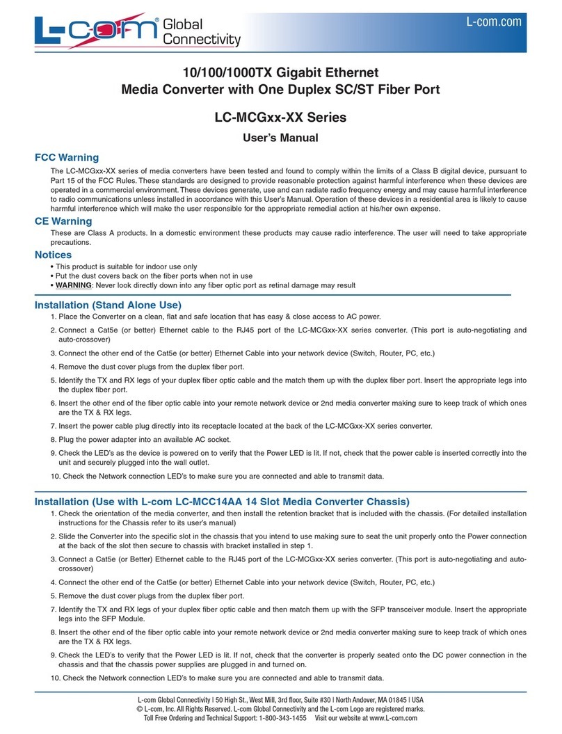 l-com LC-MCGMM-ST user manual