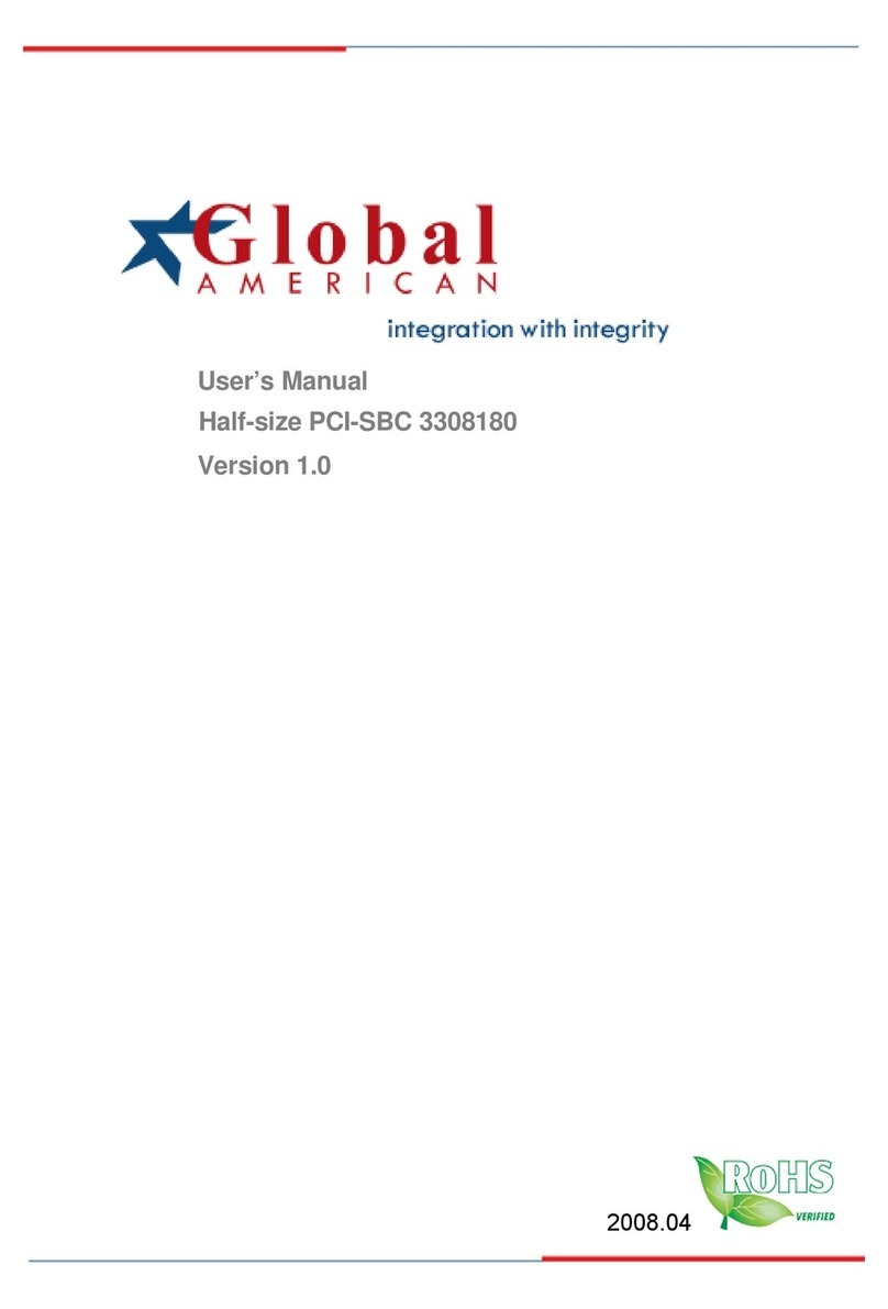 Global American Inc. 3308180 user manual