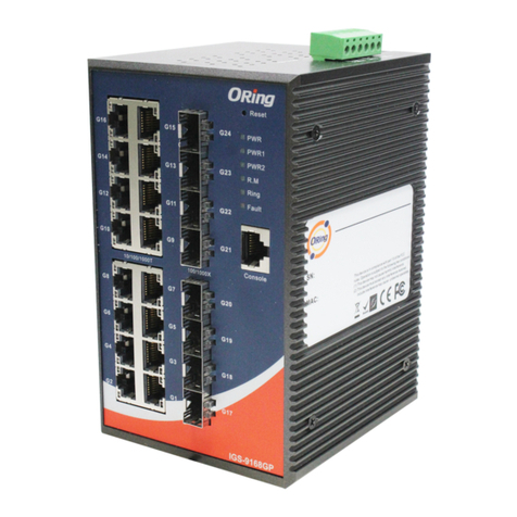 ORiNG IGS-9168GP series User manual
