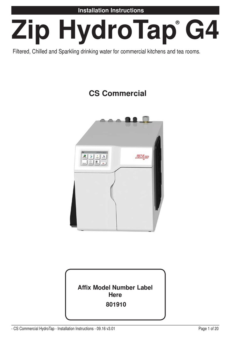 Zip HydroTap G4 CS175 User manual