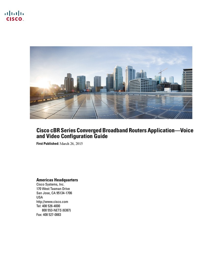 Cisco cBR Series User manual