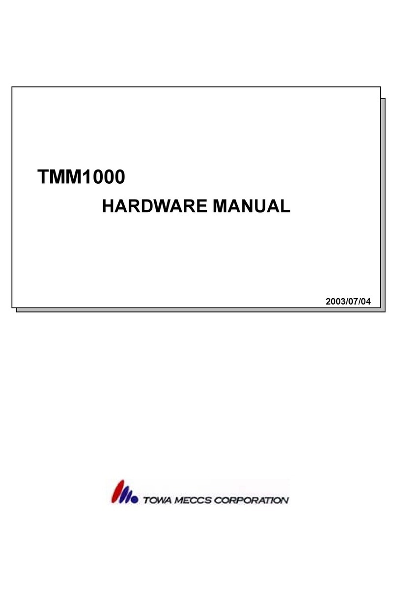 TOWA MECCS TMM1000 Hardware manual