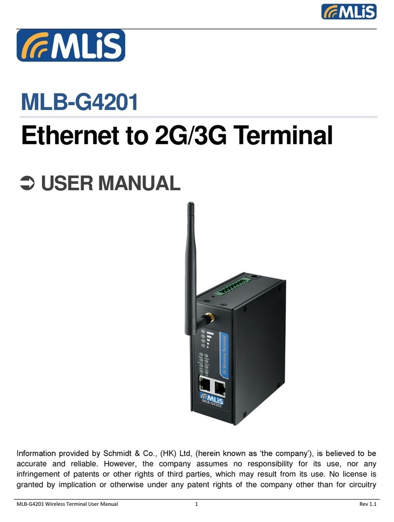 MLis MLB-G4201 user manual