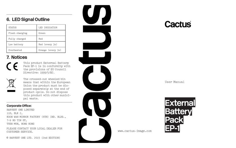 Cactus EP-1 User manual