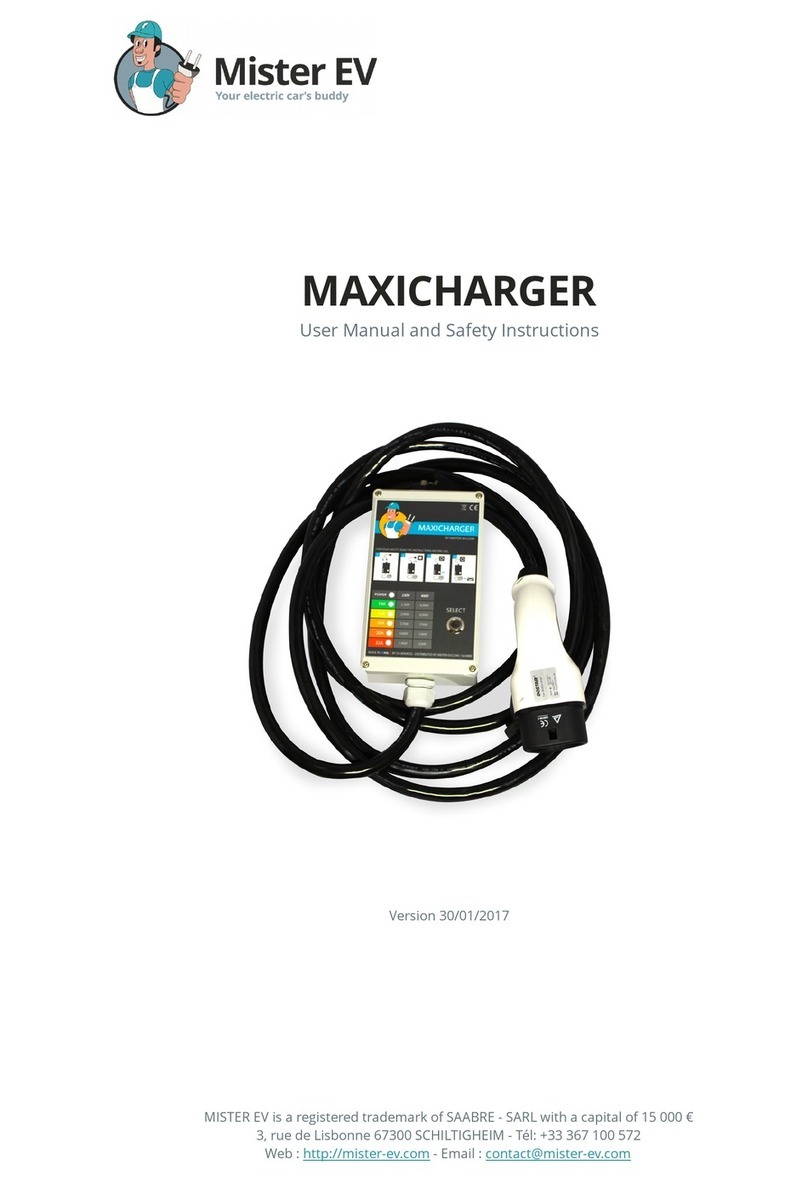Mister EV MAXICHARGER User manual and safety instruction Mister EV MAXICHARGER User manual and safety instruction