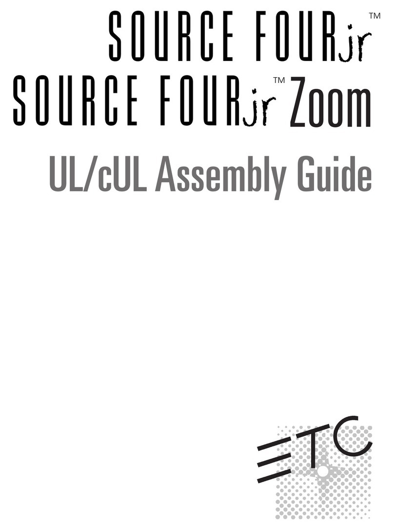 ETC Source Four jr Zoom User manual