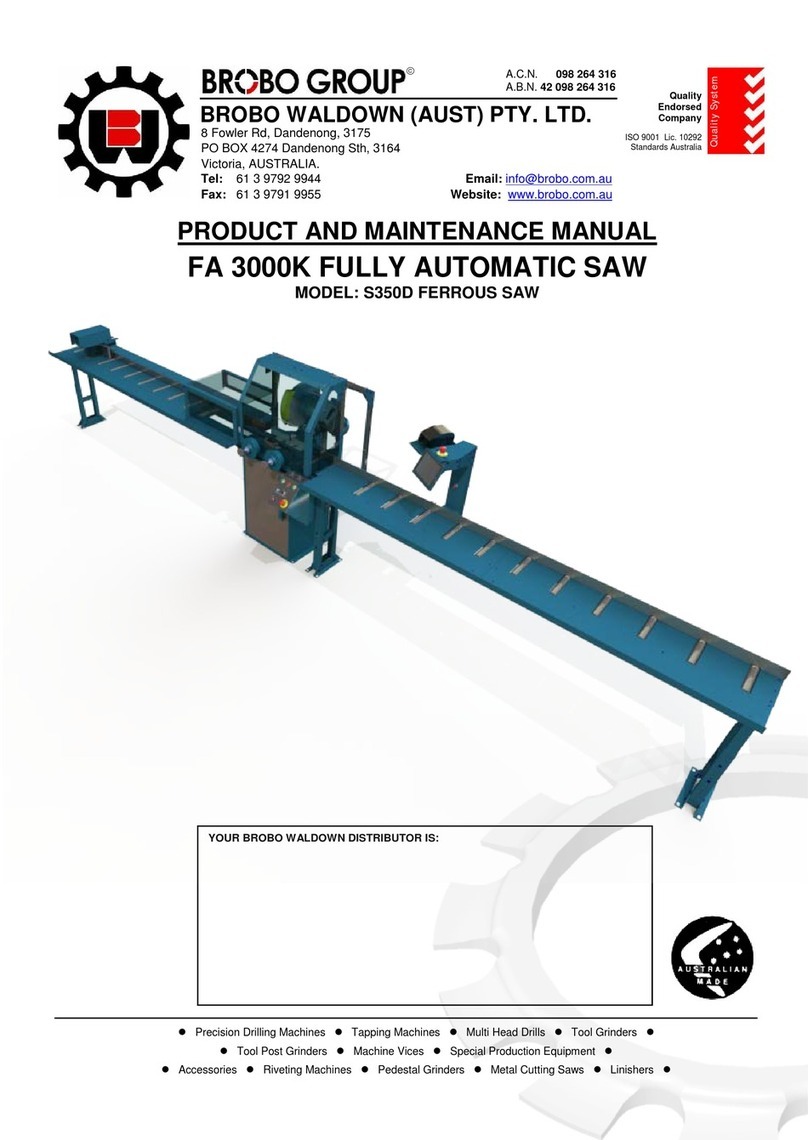 Brobo FA 3000K Product and maintenance manual