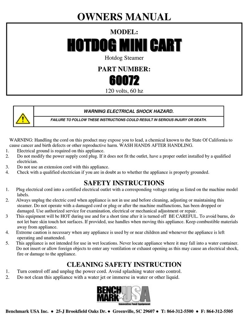 Benchmark 60072 owner's manual