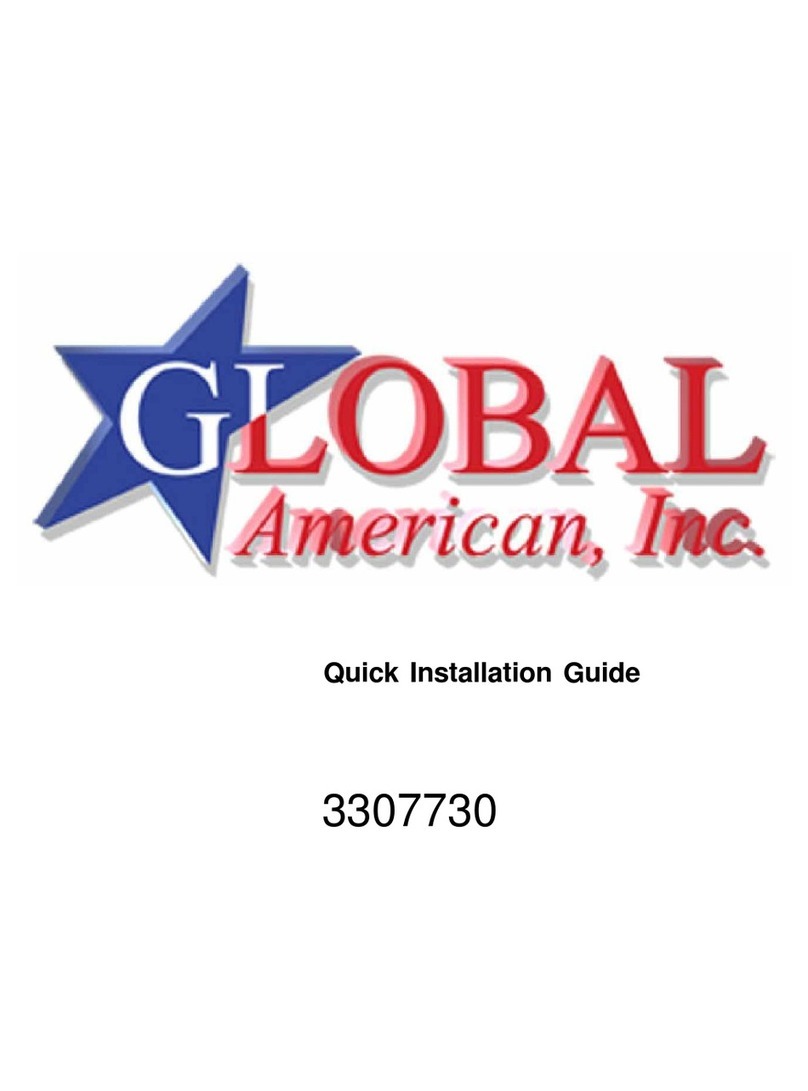 Global American Inc. 3307730 User manual