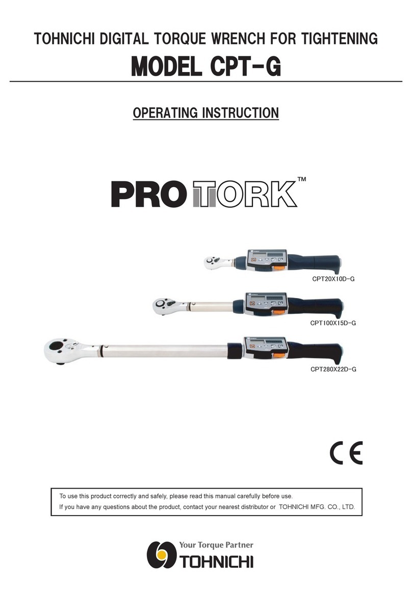 Tohnichi ProTork CPT20X10D-G operating instructions
