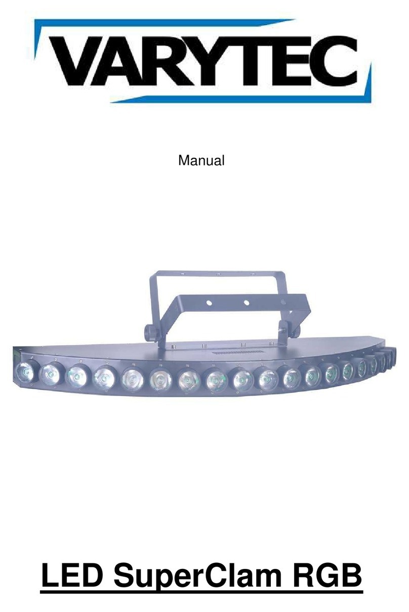 Varytec SuperClam RGB manual Varytec SuperClam RGB manual