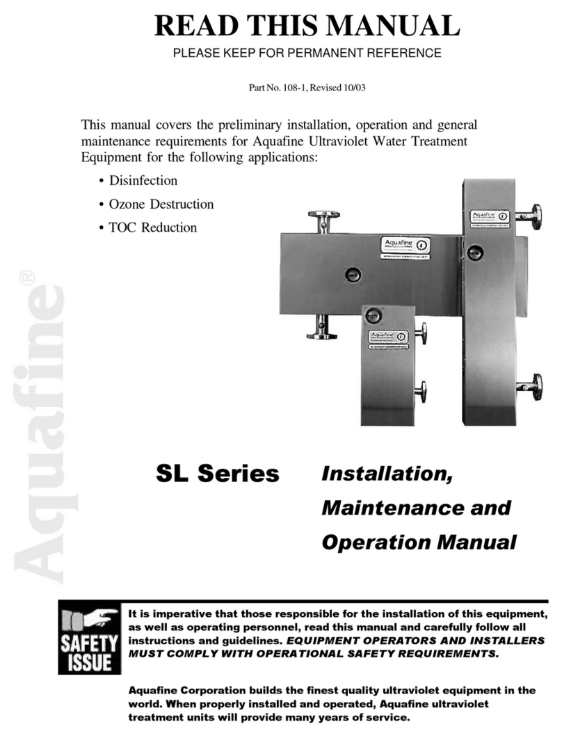 Aquafine MP-2-SL manual
