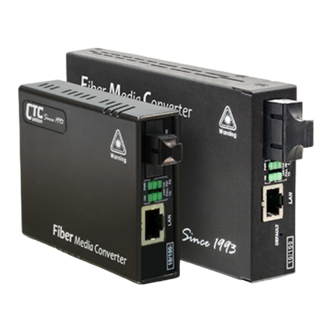 CTC Union FMC-10/100I series User manual