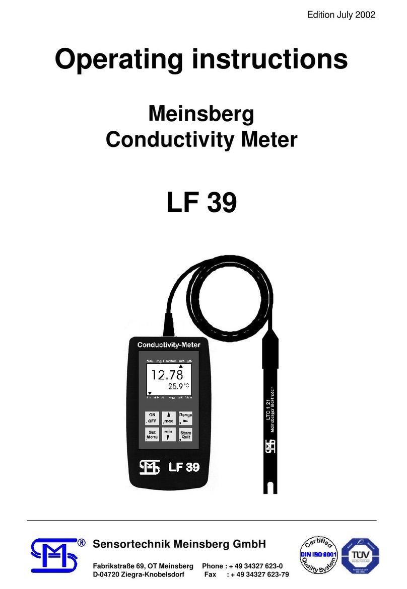 Sensortechnik Meinsberg LF 39 operating instructions