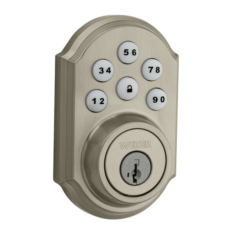 Weiser Smartcode 5 User manual Weiser Smartcode 5 User manual