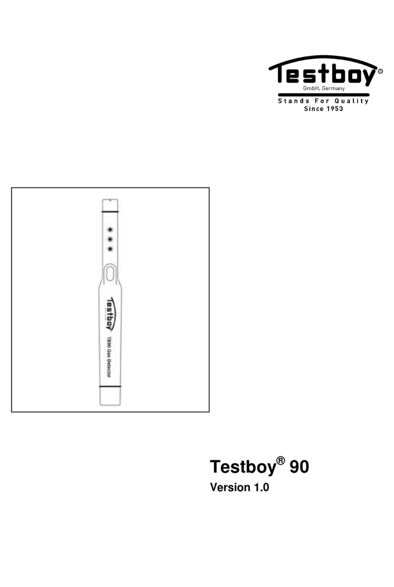 Testboy 90 operating instructions