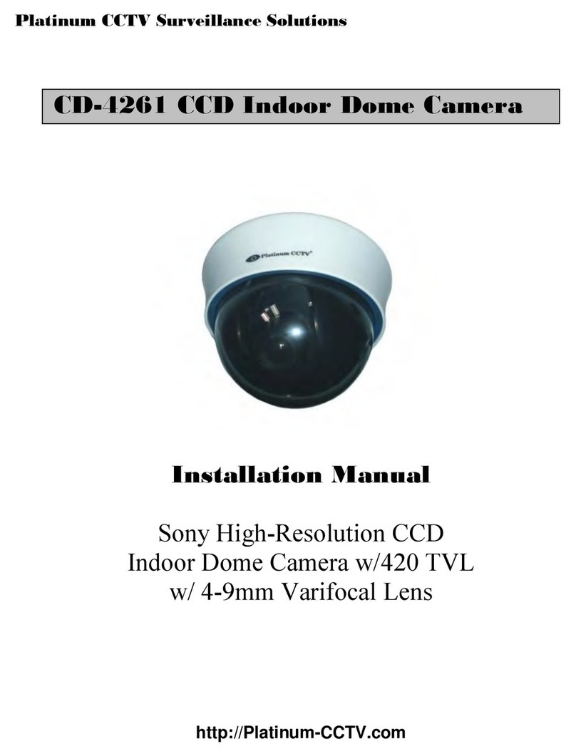 Platinum CCTV CD-4261 User manual
