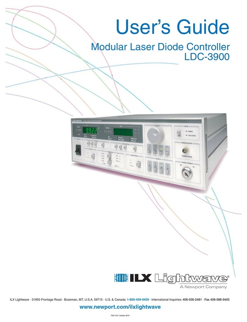 ILX Lightwave LDC-3900 User manual