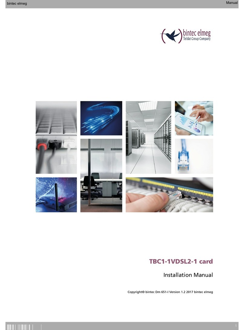BinTec TBC1-1VDSL2-1 installation manual