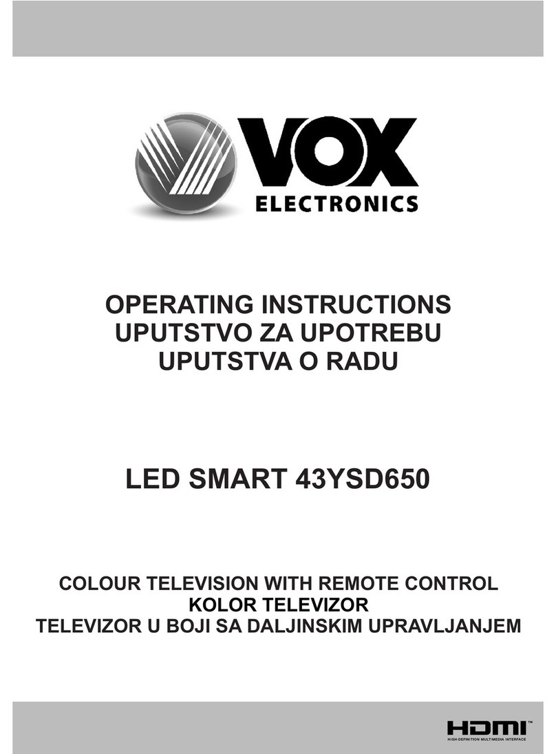 MVOX electronics LED SMART 43YSD650 operating instructions