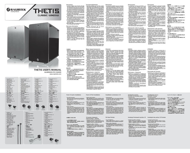 Raijintek Thetis Window user manual