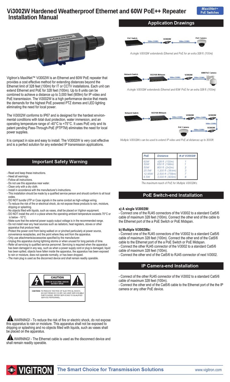 MaxiiNet Vi3002W installation manual