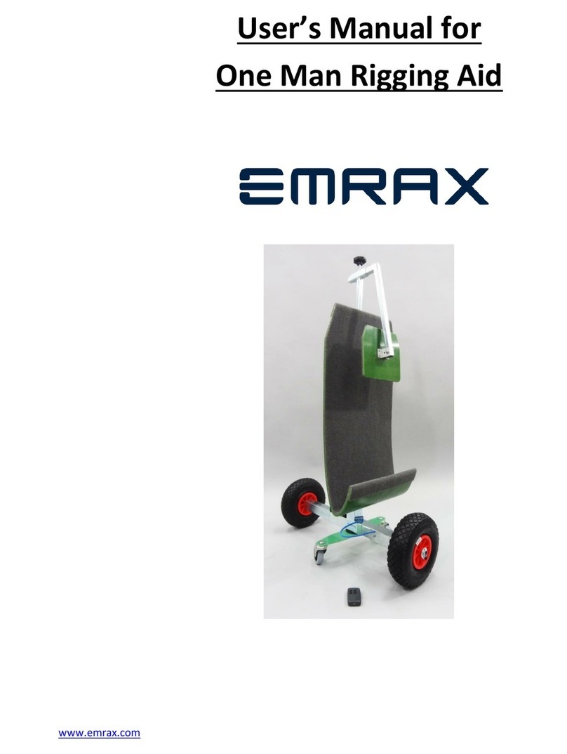 EMRAX One Man Rigging Aid user manual