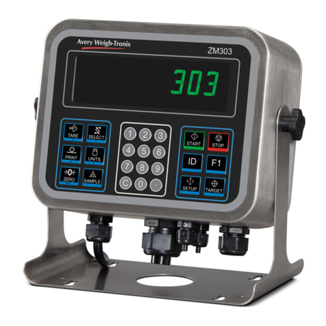 Avery Weigh-Tronix ZM303 User manual