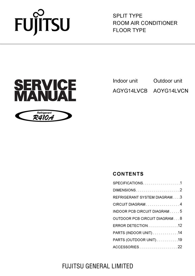 Fujitsu AGYG14LVCB User manual