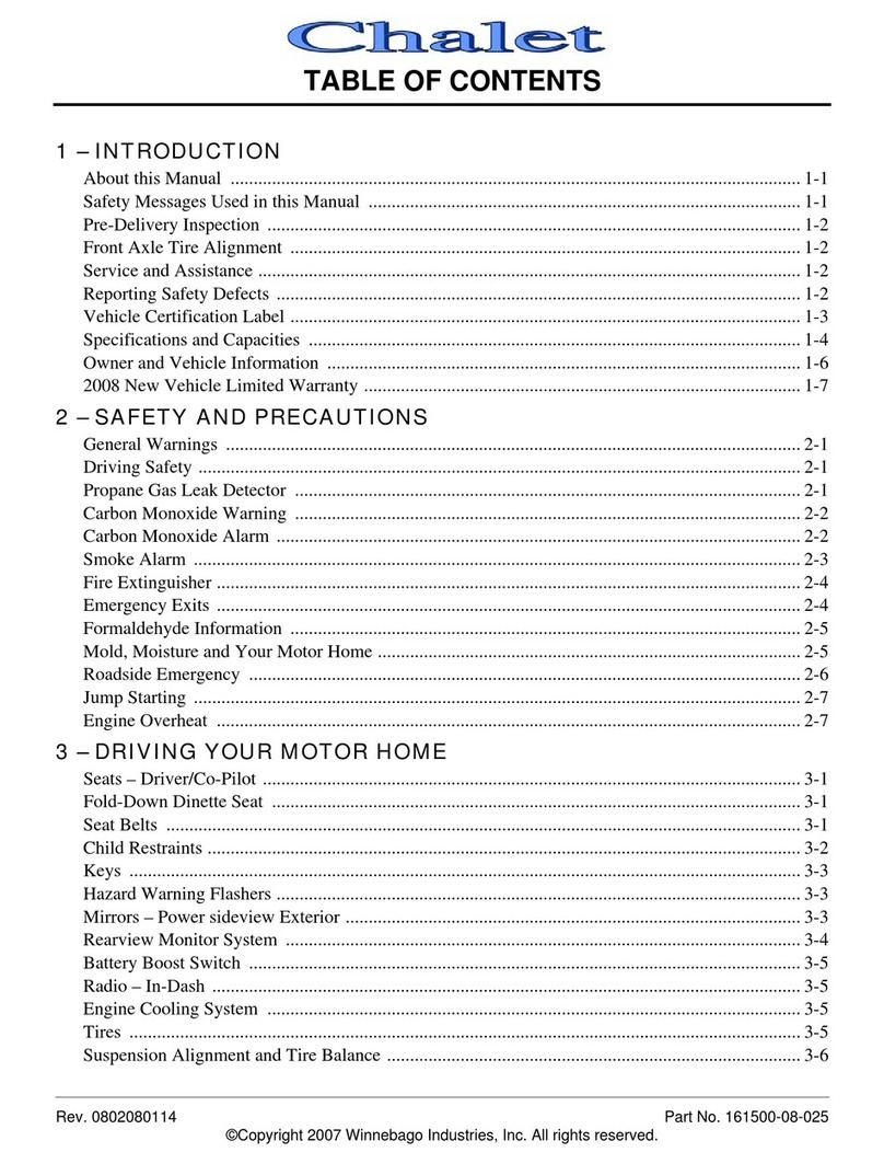 CHALET 200 series owner's manual