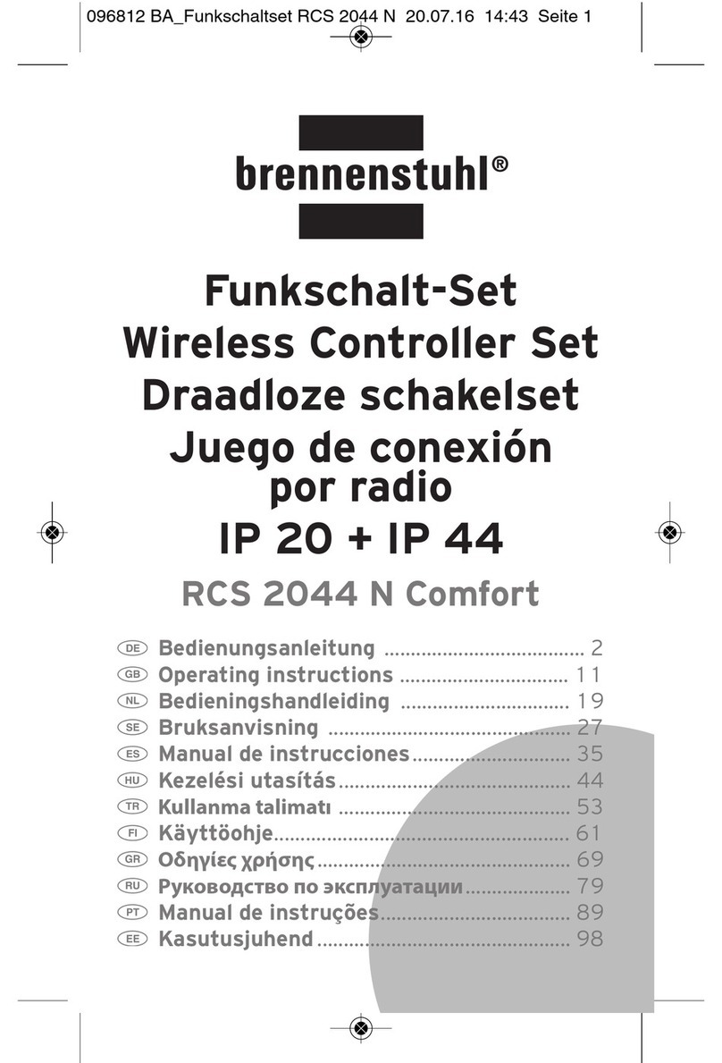 brennenstuhl RCS 2044 N Comfort operating instructions