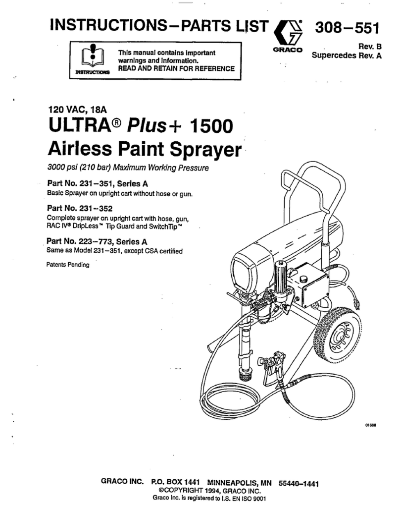 Graco ULTRA PLUS+ 1500 instruction manual