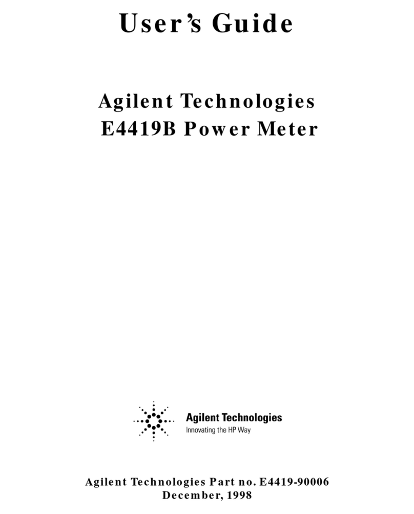 Agilent Technologies E4419B User manual