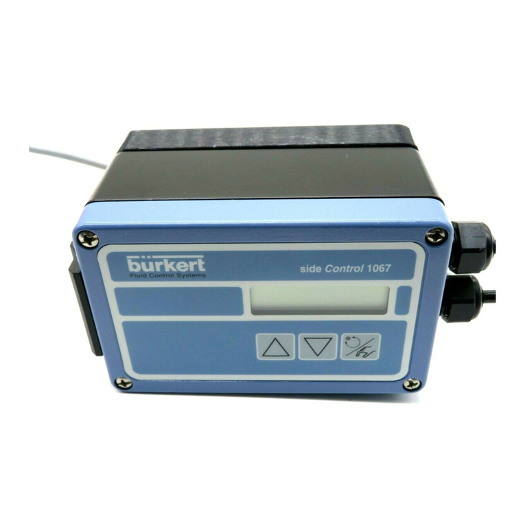 Burkert 1067 User manual