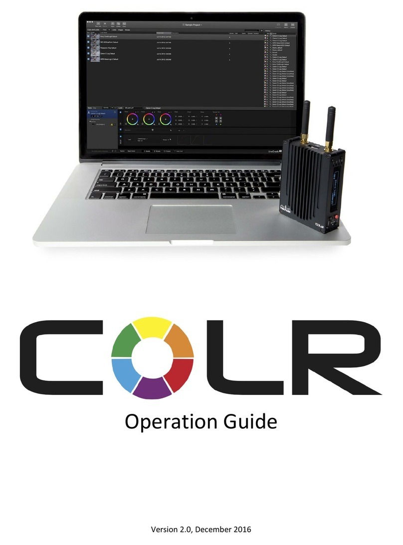 Teradek COLR User manual