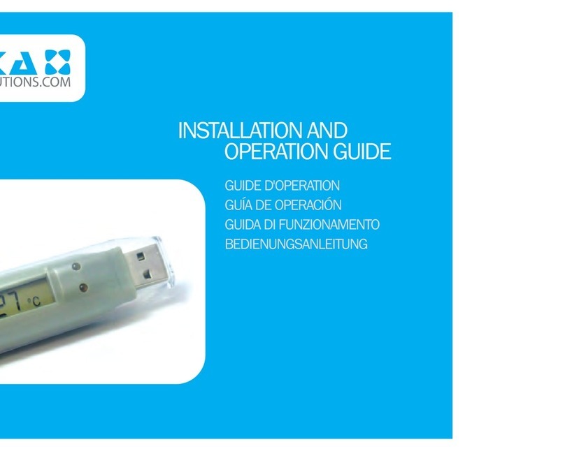 Osaka TERMOLOGGER USB-THR Operating instructions
