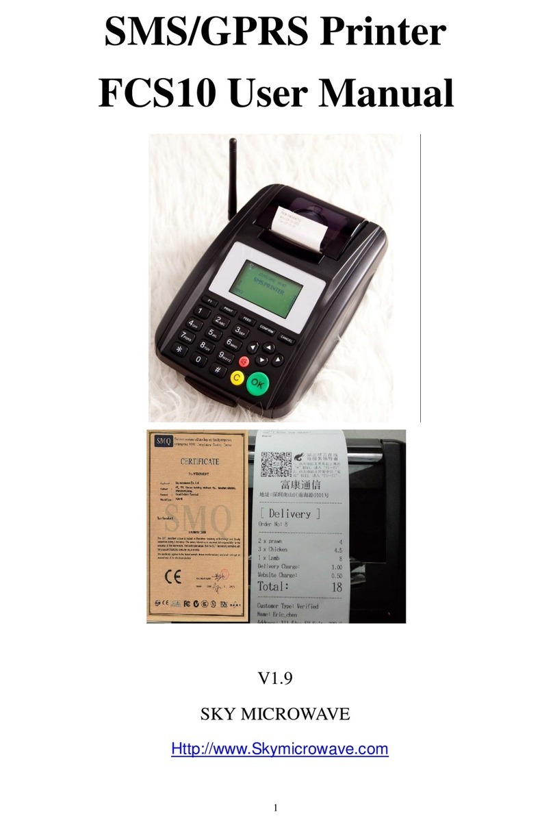 SKYMICROWAVE FCS10 User manual