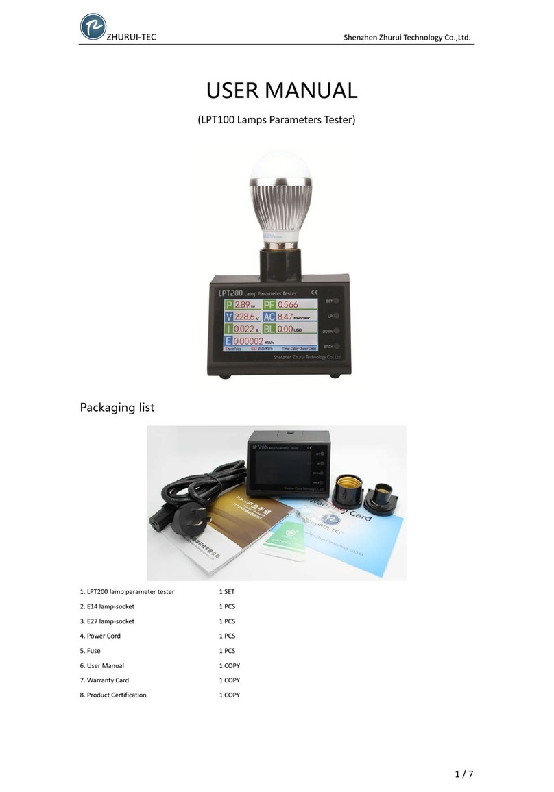 Zhurui-tec LPT100 user manual