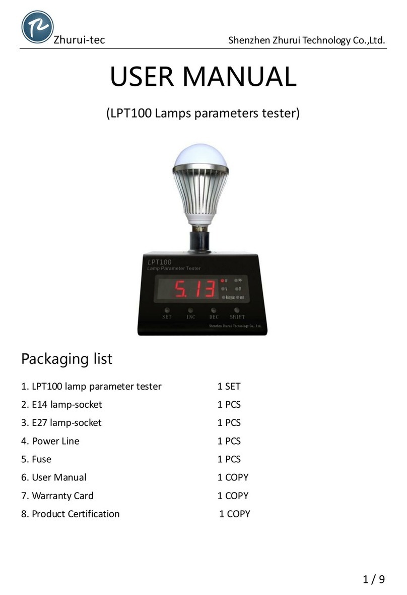Zhurui-tec LPT100 user manual