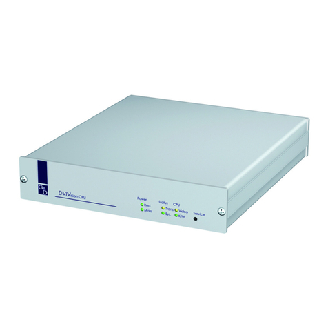 G&D DVIVision Installation and operating guide