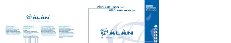 Alan HP106 user manual