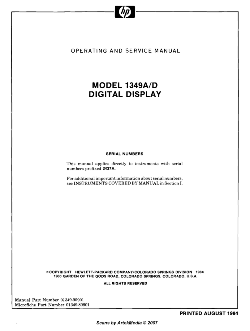 HP 1349A Service manual