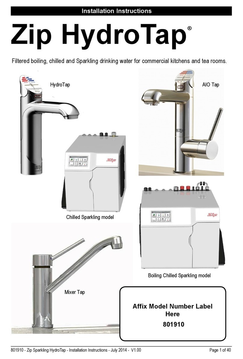 Zip HydroTap BCS160 User manual
