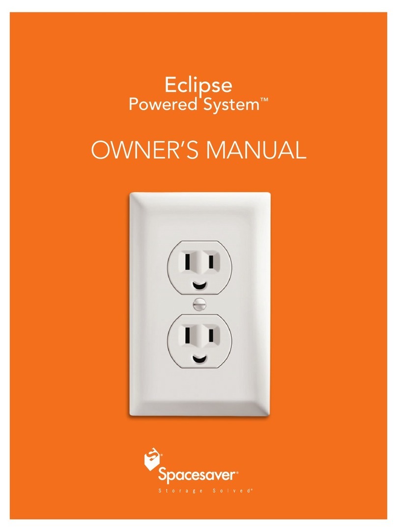 Spacesaver Eclipse Powered System owner's manual