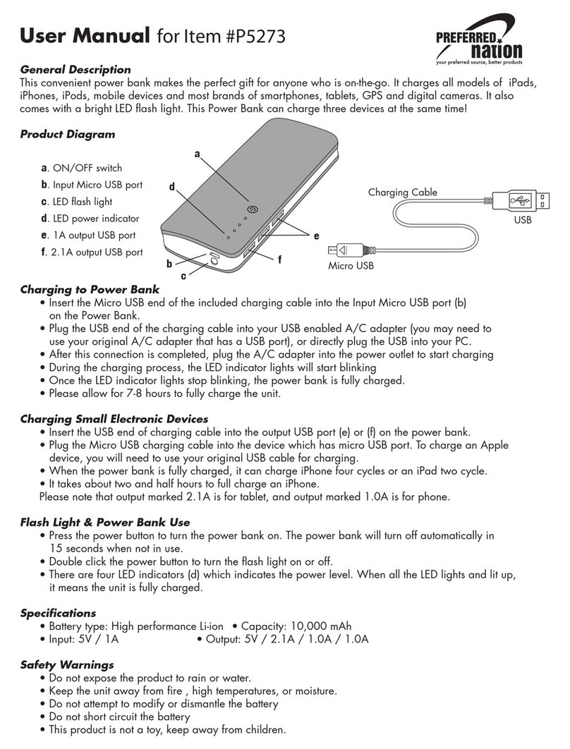 Preferred Nation P5273 user manual