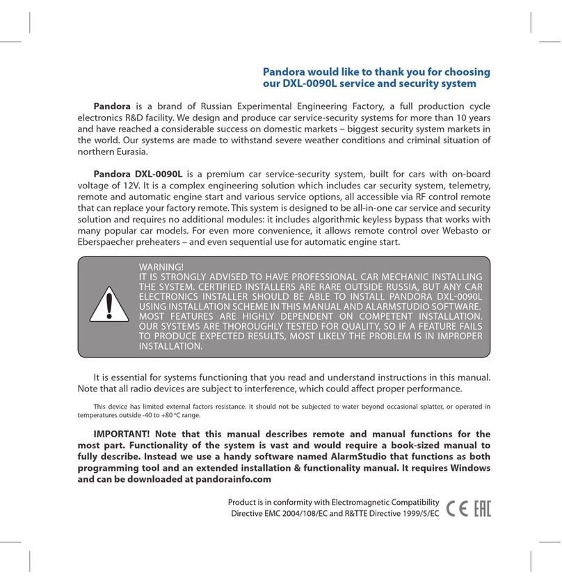 Pandora DXL-0090L user manual