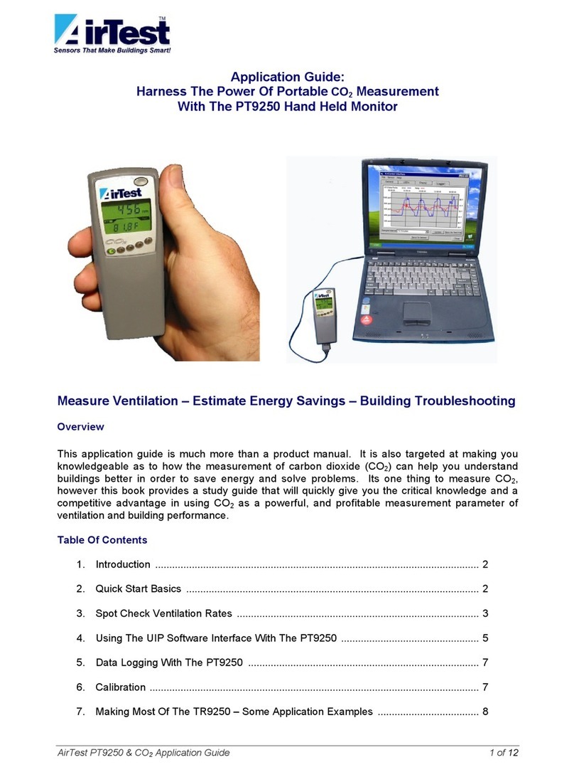 AirTest PT9250 Application guide