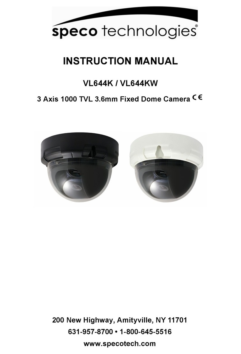 Speco VL644K User manual